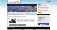 Desktop Screenshot of galileisolar.com